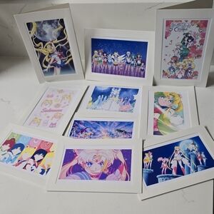 Sailor Moon 10 Blank Cards Set
